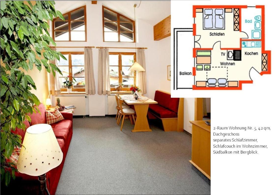 Gaestehaus Hanna Teifel Reit im Winkl Eksteriør bilde